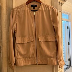 J.Crew Light Brown Double Zipper Jacket